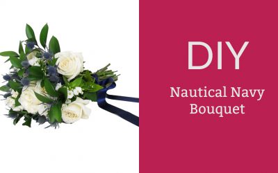 DIY Nautical Navy Bouquet
