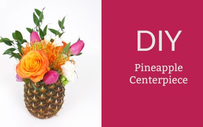 DIY Pineapple Centerpiece