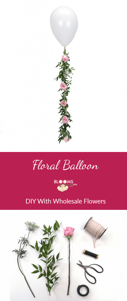 DIY floral balloon