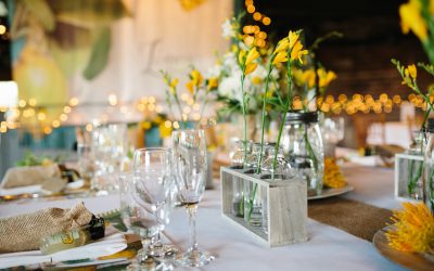 Ohio Warehouse Wedding with Pops of Yellow