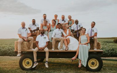 Boho Chic Illinois Farm Wedding featured on The Budget Savvy Bride