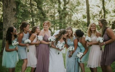 Shabby Chic Barn Wedding filled with Baby’s Breath