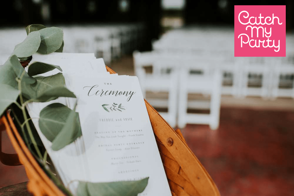 Wedding Reception Booklet