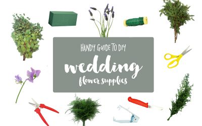 Guide to DIY Wedding Flower Supplies featured on Confetti Daydreams