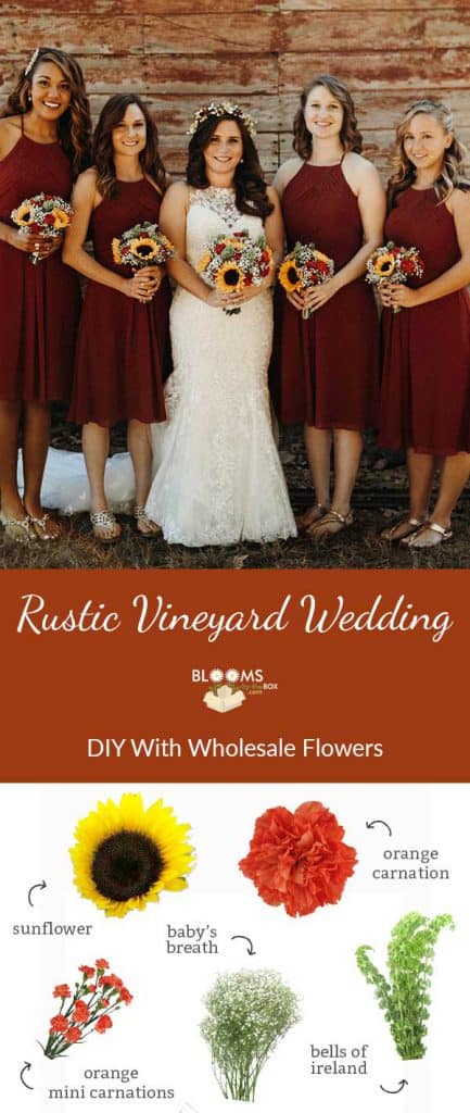 rustic vineyard bouquet flowers needed