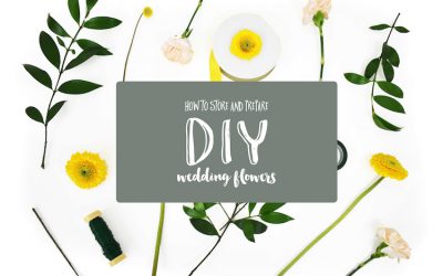 11 Tips for Preparing and Storing DIY Wedding Flowers featured on Confetti Daydreams