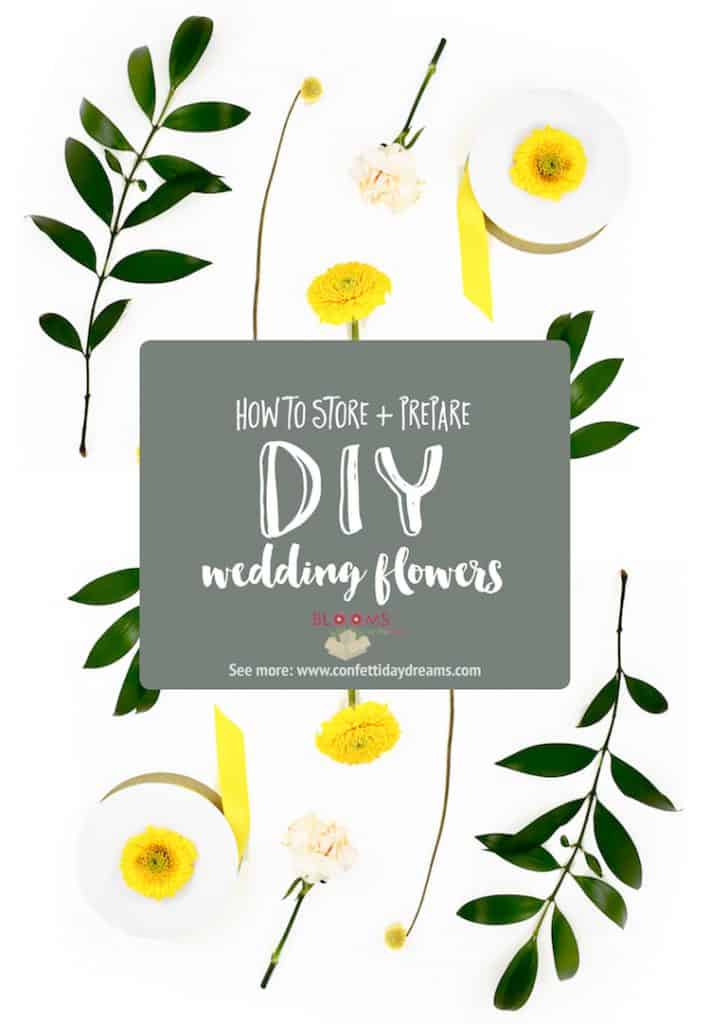 How to store and prepare flowers graphic