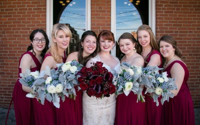 Library and Batman Inspired North Carolina Wedding featured on Offbeat Bride