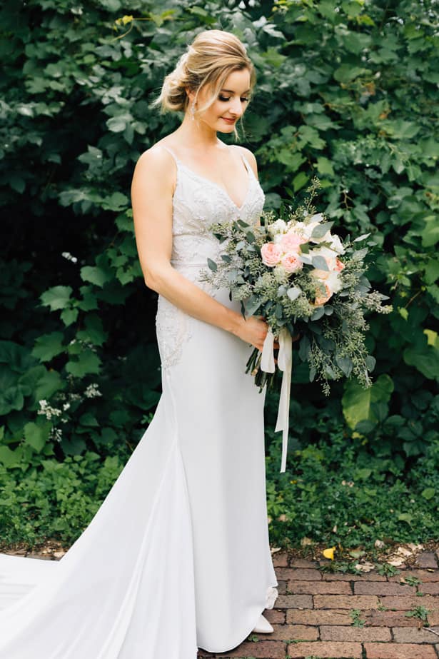 Katherine Adam's industrial inspired wedding