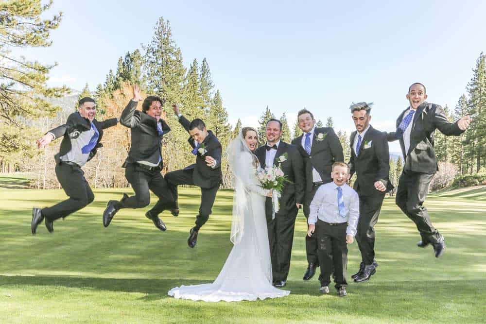 amazing Lake Tahoe Wedding party