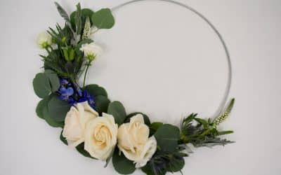 DIY Wedding Hoop Bouquet