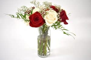 adding baby’s breath to fill in any gaps