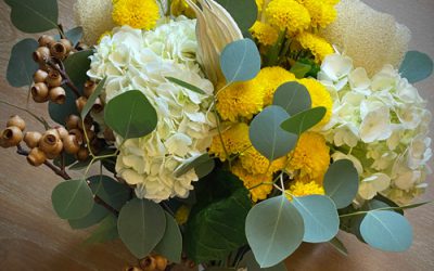 Rustic Bouquet with Dried Flower Accents