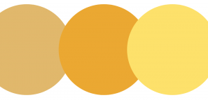 Blooms by the Box Gold, marigold, and illuminating yellow palette