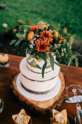 Boho DIY Wedding Cake