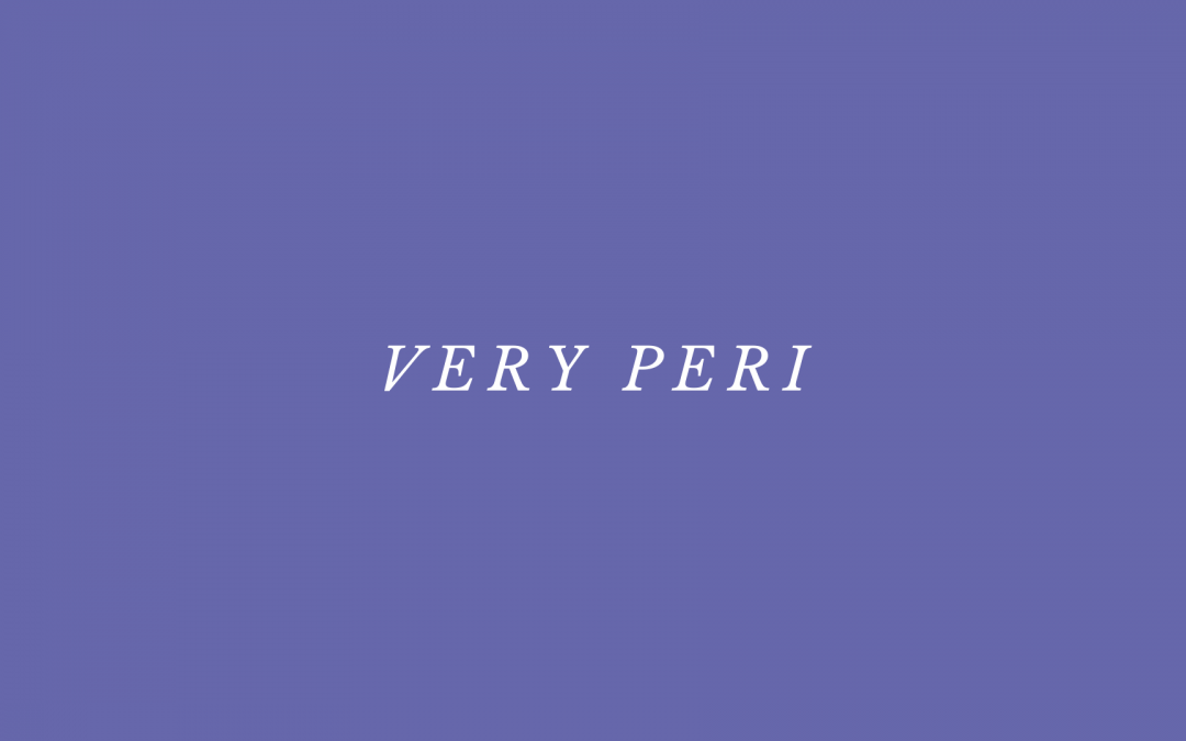 Pantone’s Color of the Year – Very Peri