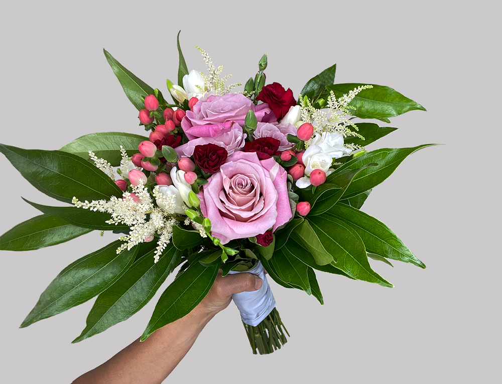 DIY'ing Your Wedding Bouquet Finished example