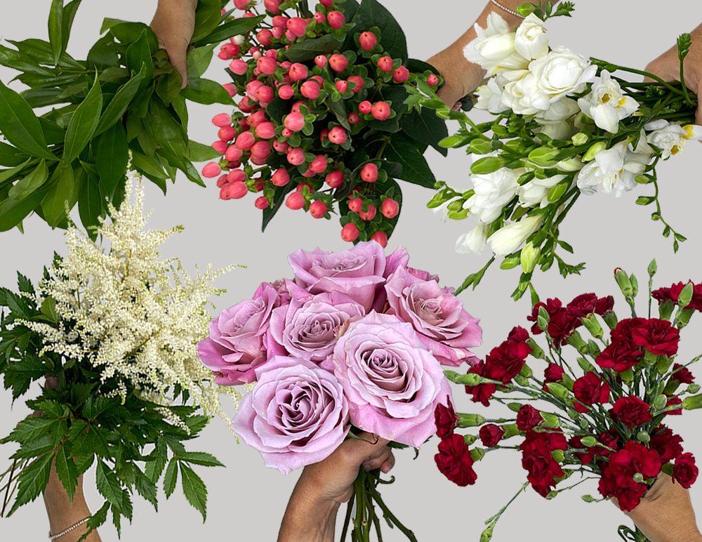 DIY'ing Your Wedding Bouquet multiple bouquet examples