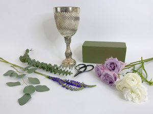 Floral Supplies Lavender Centerpiece