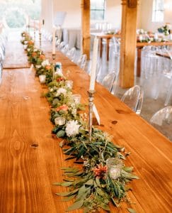 Mixed Greenery Garland with Dahlias