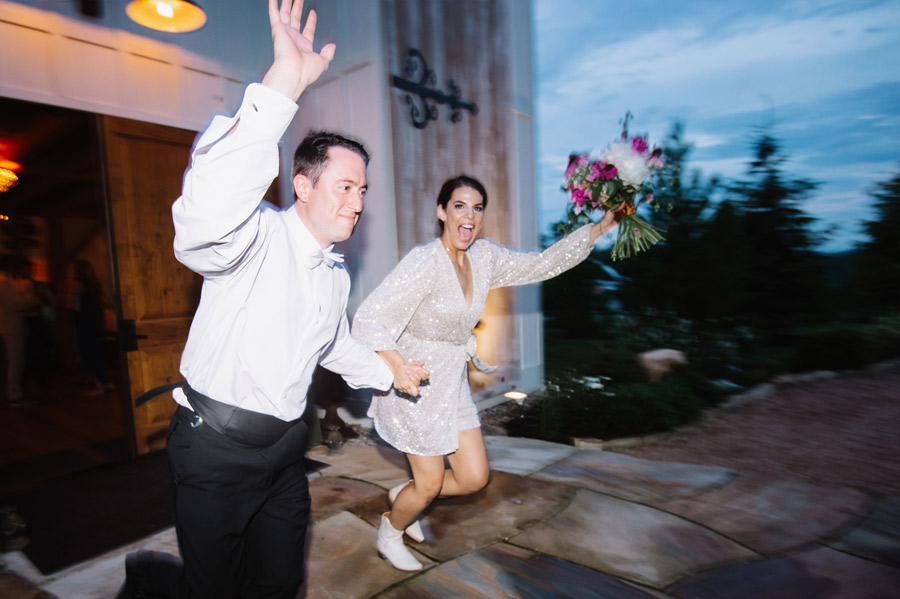 Bride & Groom Heading to Honeymoon