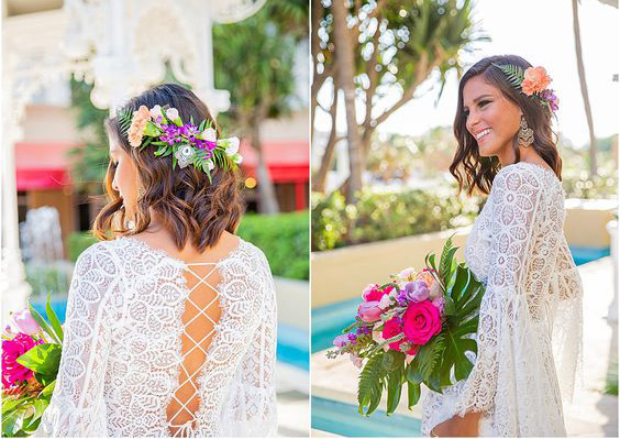 Carnations and Leather Fern HairStyles