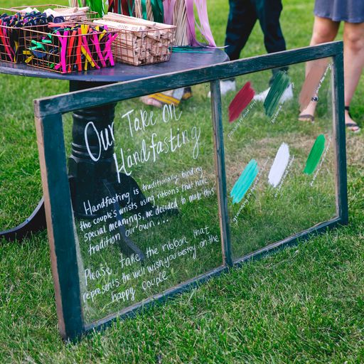 Handfasting Vow Wedding Sign