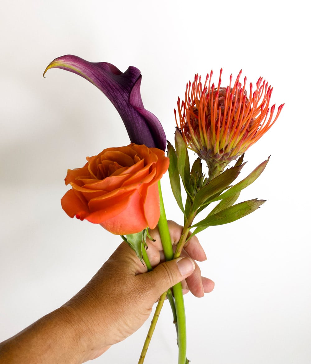 Creating DIY Bouquet Base