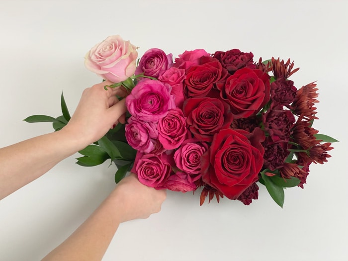 Top View Ombre Centerpiece
