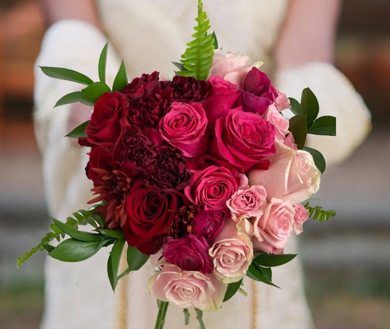 DIY Ombre Wedding Bouquet