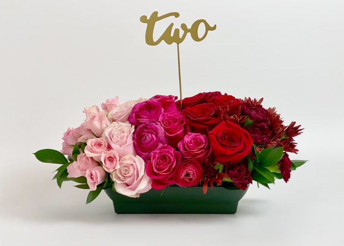 DIY Ombre Centerpiece