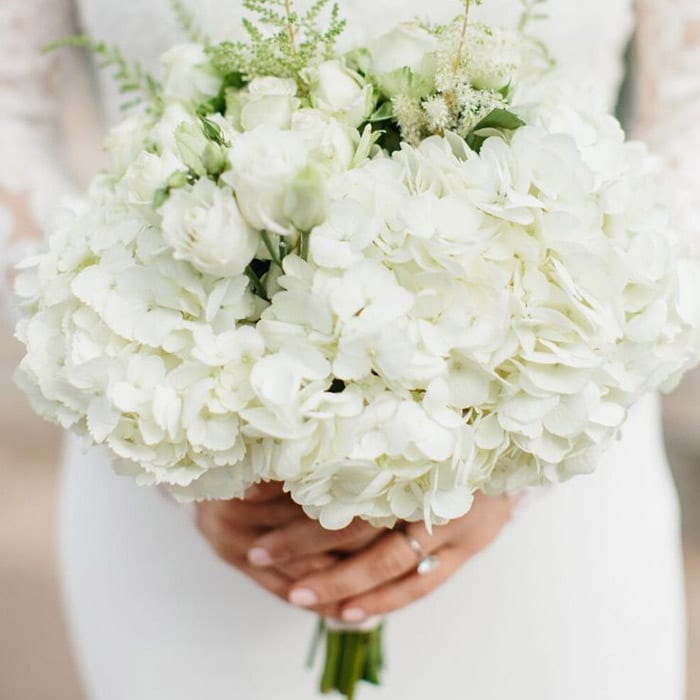 Hydrangeas + Spray Roses + Astilbe Bouquet