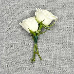 Two Spray Rose Boutonniere