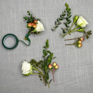 Easy steps to budle corsage flowers