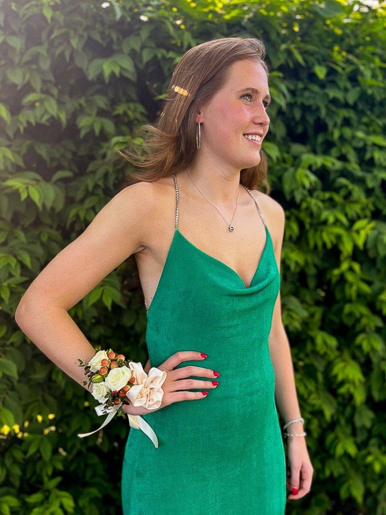 Finished DIY Corsage made in a few easy steps