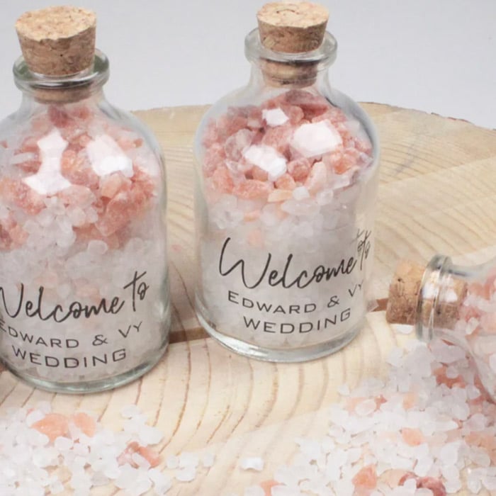 Wedding Gift, Natural Bath Salt, Wedding Favors For Guests