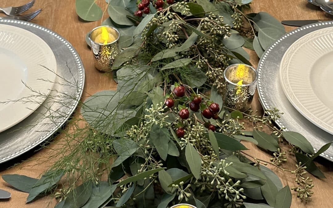 How to Make a Eucalyptus Hypericum Garland