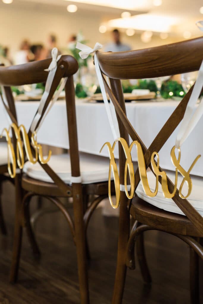 Wedding Reception Bride & Good Charms