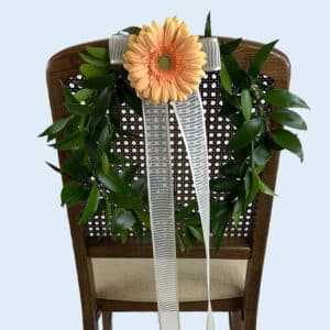 Flower Wreath for Wedding Chairs