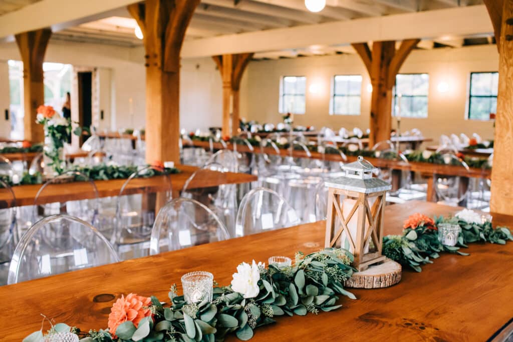 DIY greenery centerpiece stem count