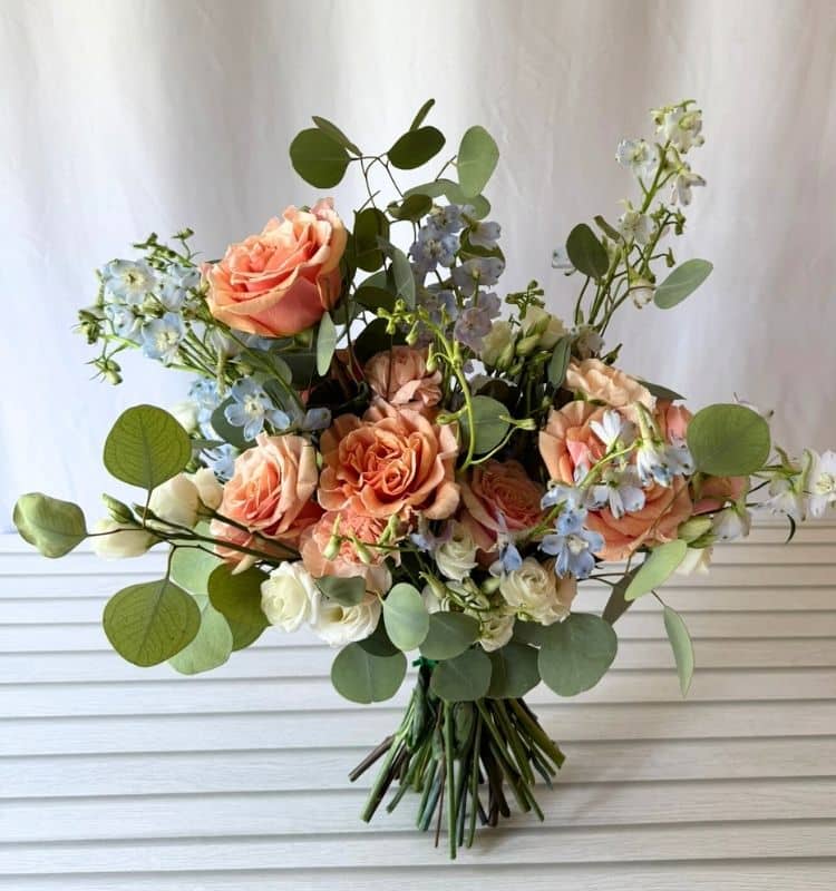 a bouquet featuring flowers from our summer breeze pack.