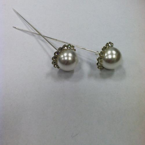 Wholesale Corsage Pins 3.5" White Large Pearl 12/box Blooms by the Box